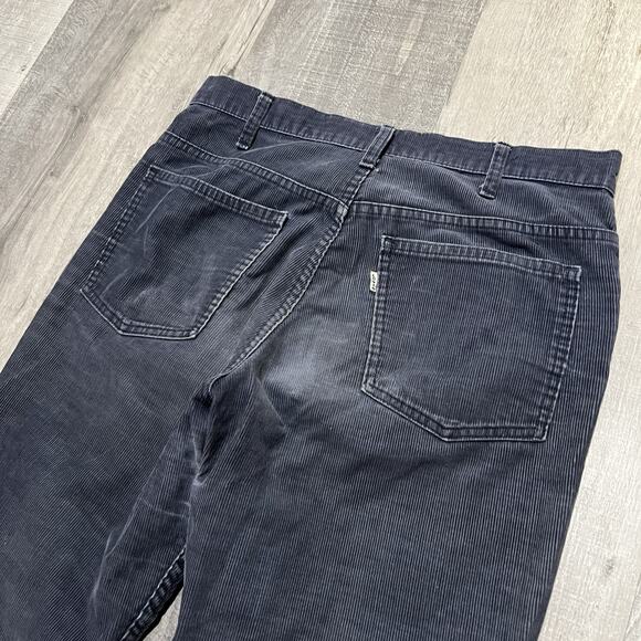 Vintage 70s Levi’s 646 Corduroy Flared Bell Bottoms Faded Hippie Cord Pants 32 - Picture 5 of 7